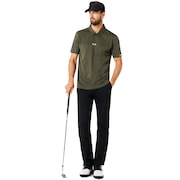Aero Ellipse Polo - Dark Brush Light Heather