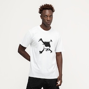 Camiseta Oakley Heritage Skull Logo - White