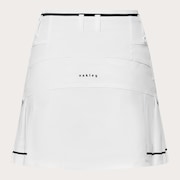 Elevate Deep Rise Pleats Skirt - White