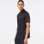 Oakley Reduct Polo - Geometric Print Black