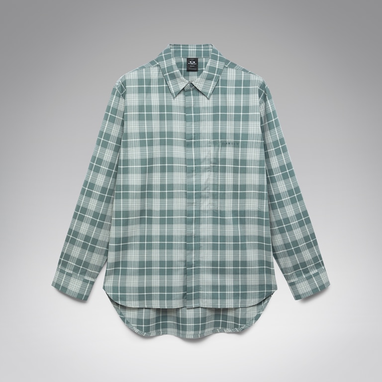 Oak Light Plaid Shirt - Aviator Green Check