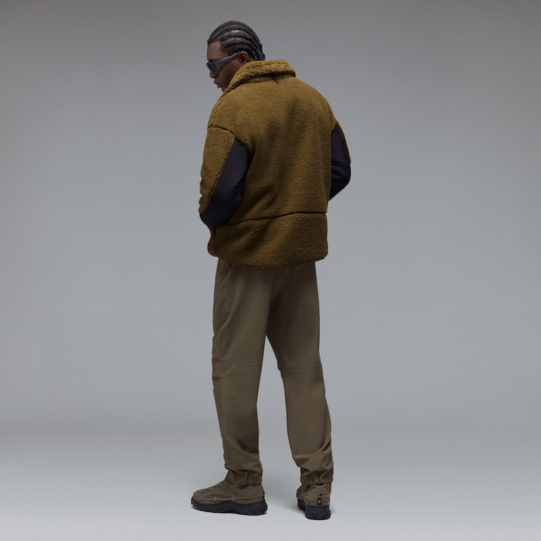 Snowdrift Qtr Zip Sherpa - Army Green