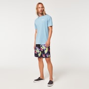 Floral Splash 19" Boardshort - Acid Flower Print