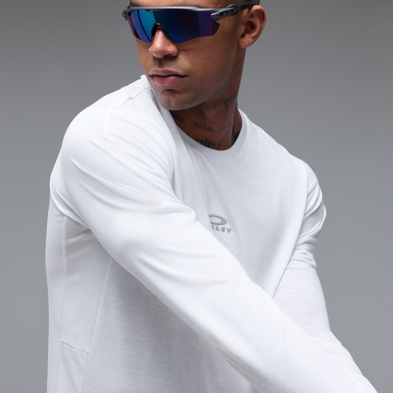 Edge Force LS Tee - White