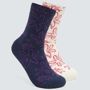Deco Palms B1B Socks - Three Lines Palms Arctic