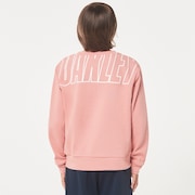 Enhance Qd Fleece Crew Ytr 4.0 - Coral Marle