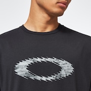 Blurred Static Icon Tee - Blackout