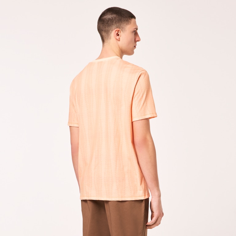 Vertical Sets Tee - Orange Zig-Zag Print