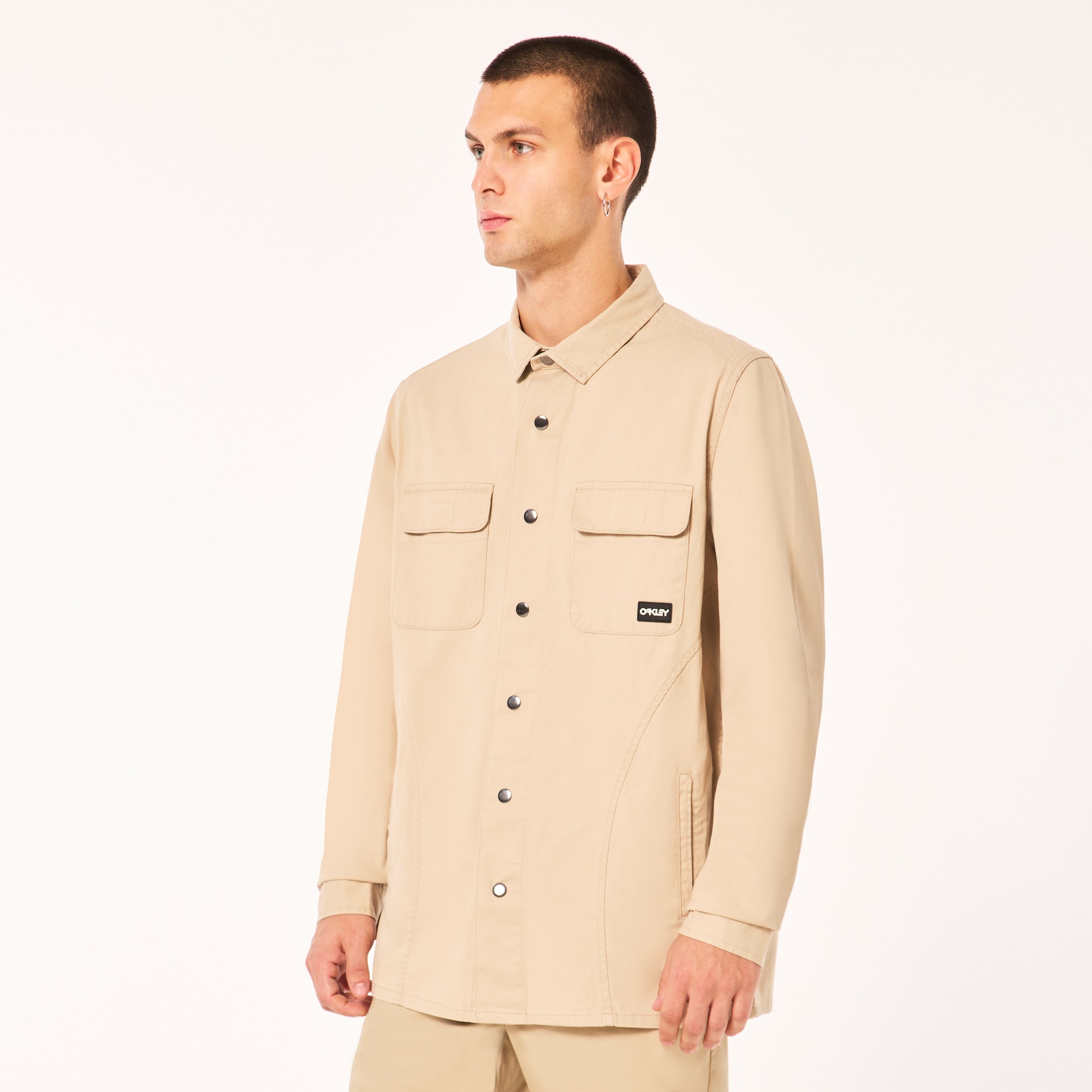 ジャケット・アウター notconventional / loop button long shirt Oakley Long Wknd Jacket in Humus | Oakley® US