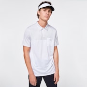 Blocked Gravity Polo - White