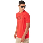 O-Double Stack Tee - Red Line