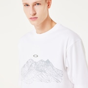 Wired Mtn Scape Tee - White