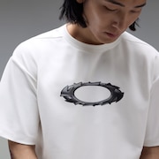 Rs Veil 1975 Jpn SS Tee Gunmetal - White