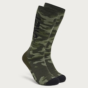 Wanderlust Perf Socks 2.0 - Tiger Camo Green