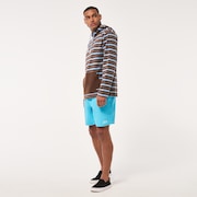 Dawny 1/4 Zip Hoodie - Carafe Stripes