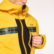 Oakley Tc Reduct Earth Shell Jacket in Amber Yellow/Hunter Green