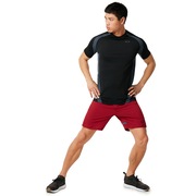 Enhance Slant Double Cloth Shorts 7Inch - Sundried Tomato