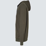 Teddy Full Zip Hoodie - New Dark Brush/Black