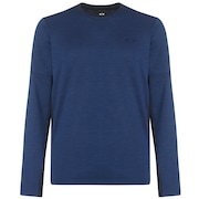 Knockdown Mixed Fleece Crew - Dark Blue
