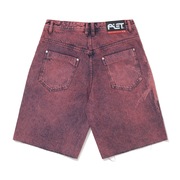 Bermuda Masc Mod Distressed Denin Shorts Piet - Fathom