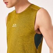 O Fit Rc Sleeveless Tee - Green/Yellow Heather