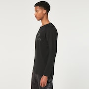 Wanderlust Ls Tee - Blackout