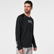 Switchback LS Trail Tee - Black/Stone