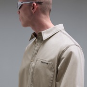 Oak Solid Ls Shirt - Mist