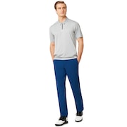Perf Ellipse Golf Polo Short Sleeve - Granite Heather