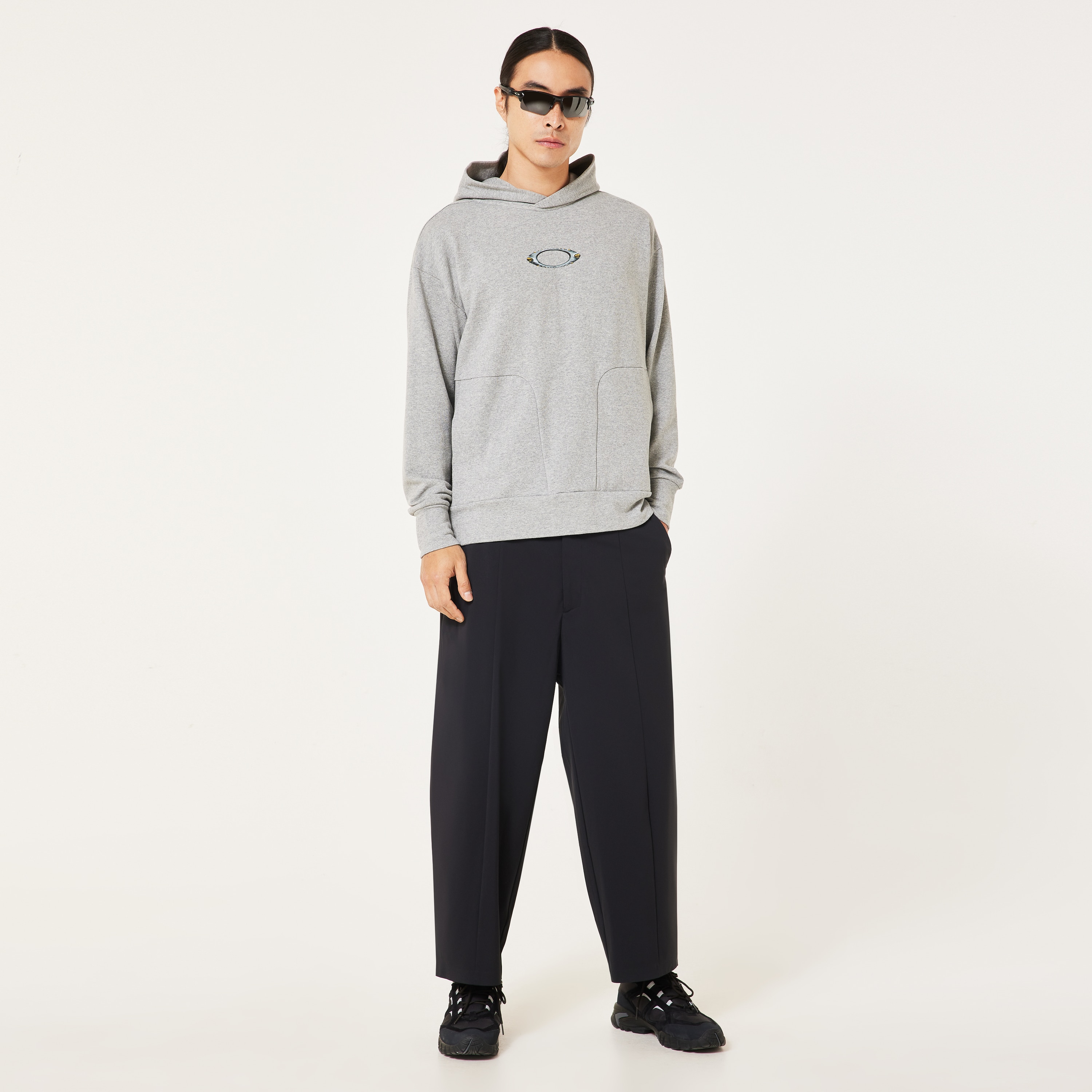 オークリー Rs Veil 1975 Japan Fleece Hoodie New Athletic Grey