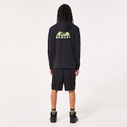 Lined Mountain Bark Hoodie - Blackout
