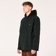 Bear Cozy Hooded Jacket - Black/Green