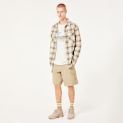 90s Plaid LS Shirt - Mist/Pebble/Army G Check