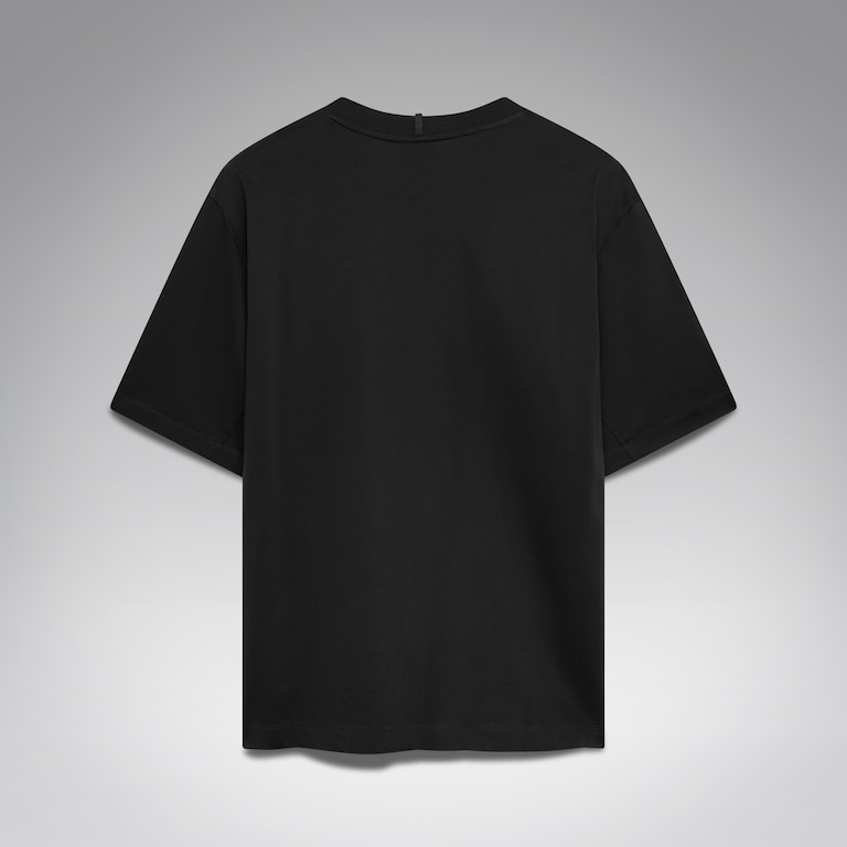 SS T-Shirt Metallic Chest Coin - Pitch Black