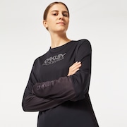 Wmns  Factory Pilot LS Jersey - Blackout