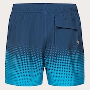 Sand Pixel Rc 16" Beachshort - Gradient Monogram Abyss/Blue