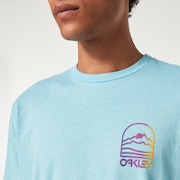 Gradient Mountain B1B Tee - Bright Blue