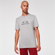 Striped Bark Tee - Stone Gray