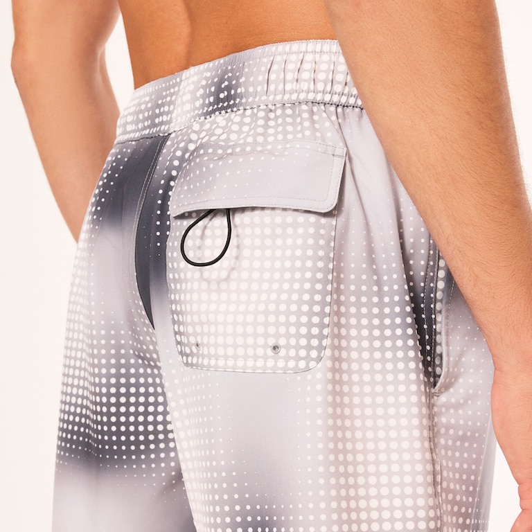 Sand Pixel Rc 16" Beachshort - Organic Spots Gray