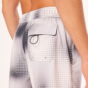 Sand Pixel Rc 16" Beachshort - Organic Spots Gray