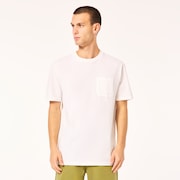 Relax Pocket Ellipse Tee - White
