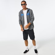 Teddy Full Zip Hoodie - New Athletic Gray/Ozone