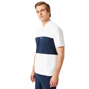 Color Block Polo Short Sleeve - White