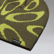 Ellipse Graphic Beanie - Deep Olive/Cactus