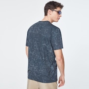 Geometric Street Short Sleeve Tee - Uniform Gray