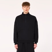 Soho 1/4 Zip Sweatshirt - Blackout
