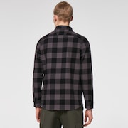 Bear Cozy Flannel - Black/Gray Check