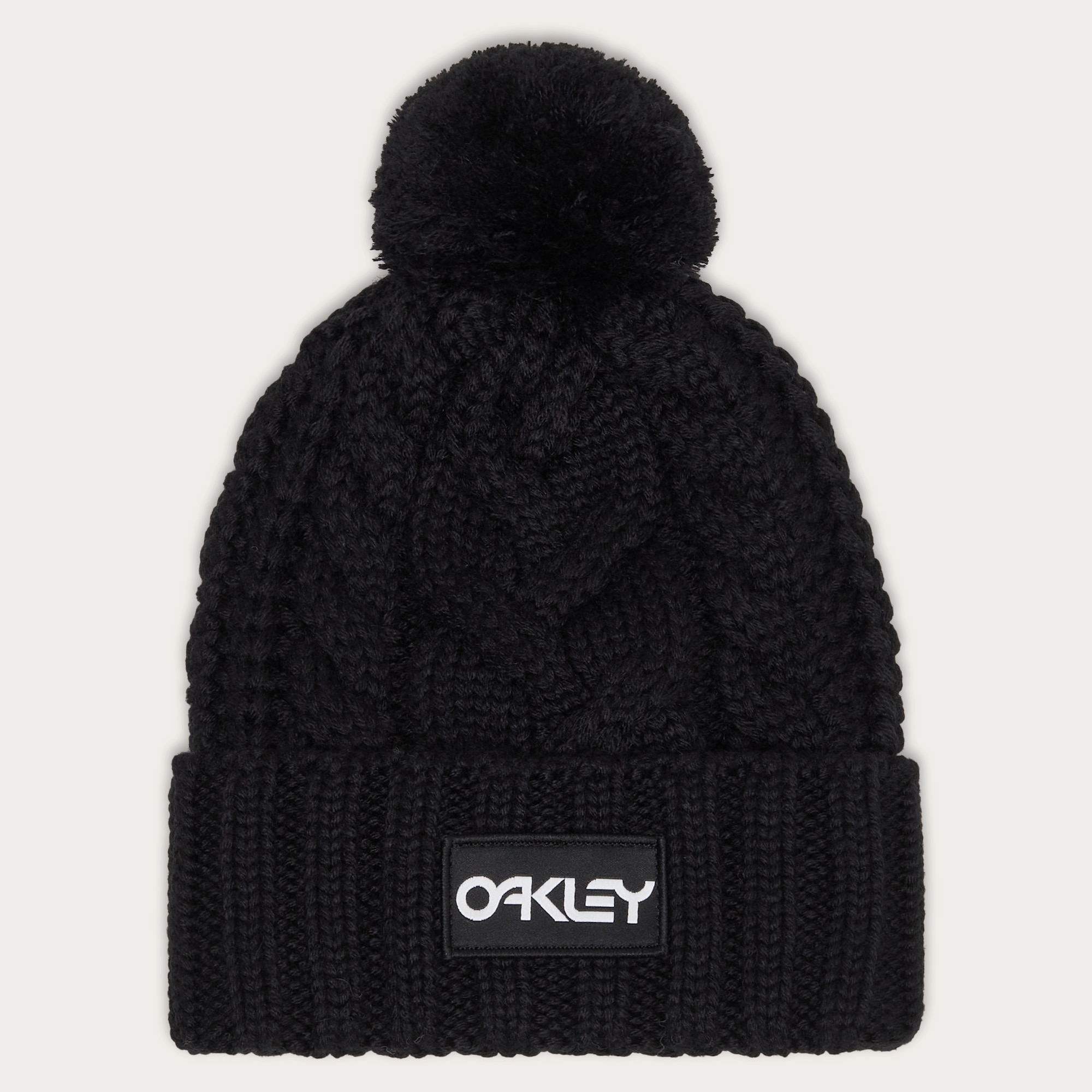 オークリー Harper Pom Beanie Black/White Logo | オークリー公式