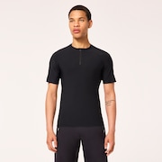 Point To Point 1/4 Zip Jersey - Blackout