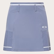 Elevate Deep Rise Pleats Skirt - Blue Tar